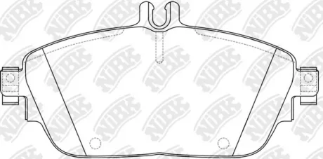 Колодки гальм. NiBK PN31009