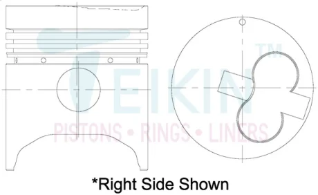 Кольца поршневые TEIKIN 46369050