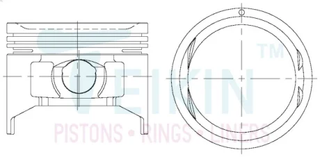 Поршень TEIKIN 44232050