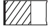 Кільця поршневі MB A-class (W177) 2.0 (M260) 18- (83.00mm/STD) (1.2-1.2-2) MAHLE / KNECHT 001 RS 11142 0N0 (фото 1)