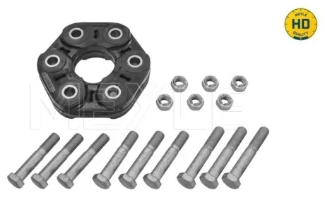 Еластична муфта карданного валу BMW 3/5/7/X3/X5/X6 96-14 KPL. ZE ЊRUBAMI MEYLE 3141522110HD