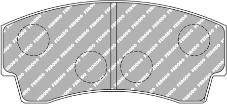 Brake pads - professional FERODO FRP219G