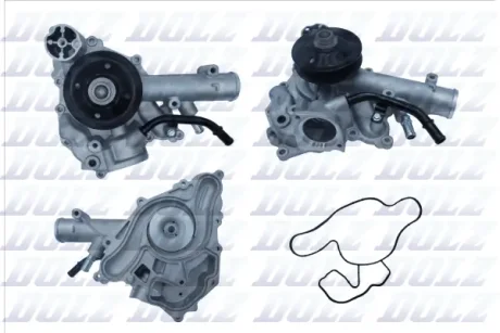 Насос охолоджуючої рідини, з ущільненням CHRYSLER ASPEN DODGE RAM, RAM 1500, RAM 2500, RAM 3500 RAM 1500, 2500 5.7 04.08- DOLZ C607
