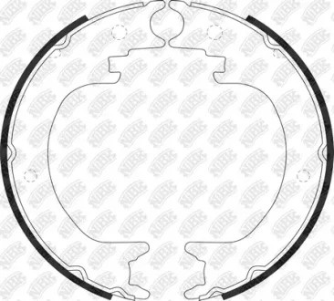 Колодки барабан. NiBK FN0649 (фото 1)