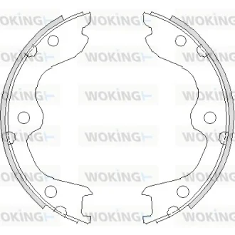 Колодки гальмівні WOKING Z4738.00