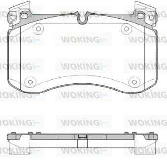 Колодки гальмівні WOKING P19403.00