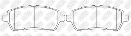 Колодки гальм. NiBK PN5562