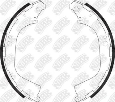 Колодки барабан. NiBK FN1189