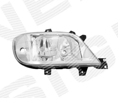 ПЕРЕДНЯЯ ФАРА, MERCEDES BENZ SPRINTER, 03 - 05 Signeda ZBZ111087R