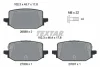 Brake pad set TEXTAR 2658903 (фото 1)