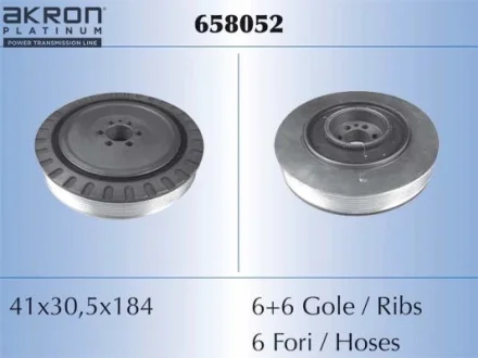 Шків колінчастого валу MALO 658052