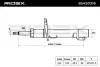 Амортизатор (передний) VW Polo/Skoda Fabia 99-/Roomster 06- RIDEX 854S0316 (фото 3)
