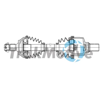 CITROEN Напіввісь передн. лів. C3 AIRCROSS II 1.5 BlueHDi 120 18- TRAKMOTIVE 30-2660