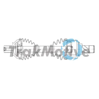 RENAULT Напіввісь задн. ліва TWINGO III 1.0 SCe 75 19- TRAKMOTIVE 30-2657