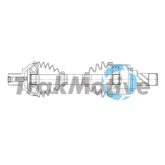 RENAULT Напіввісь задн. права TWINGO III 1.0 SCe 75 19- TRAKMOTIVE 30-2656