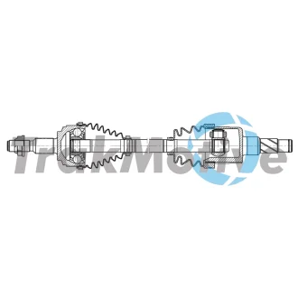FORD Напіввісь передня права FOCUS IV (HN) 1.0 EcoBoost mHEV Flex 22- TRAKMOTIVE 30-2610
