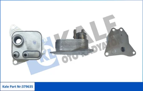 KALE CITROEN Оливний радіатор (без корпуса) C5 III 2.7 08-, C6 2.7 05-, JAGUAR, LAND ROVER, PEUGEOT KALE OTO RADYATOR 379635