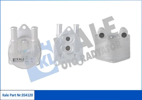 KALE CITROEN Оливний радіатор (без корпуса) C3 III, Aircross, C4 Grand Picasso, C4 Cactus, DS3/4/5, Opel, Peugeot KALE OTO RADYATOR 354120