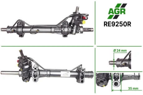 Рульова рейка з ГПК, відновлена, RENAULT Kangoo 2005-2009 AGR RE9250R