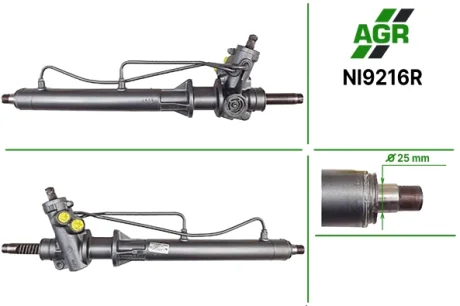 Рульова рейка з ГПК, відновлена, NISSAN Serena C23M 1992-2001,NISSAN Vanette 1986-1995 AGR NI9216R