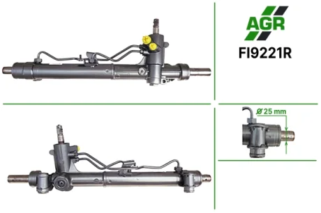 Рульова рейка з ГПК, відновлена, FIAT DOBLO (152, 263) 10-,DOBLO (263) 10- AGR FI9221R