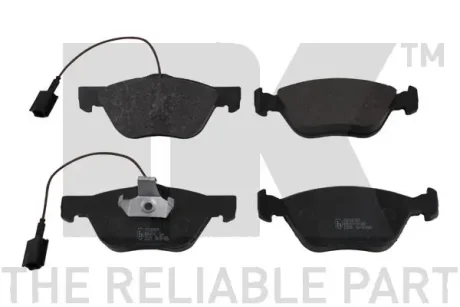 Гальмівні колодки, дискове гальмо (набір) NK 221021