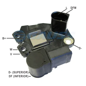Регулятор генератора AUDI, CHRYSLER, VW, FORD, OPEL, MITSUBISHI GAUSS GA980 (фото 1)