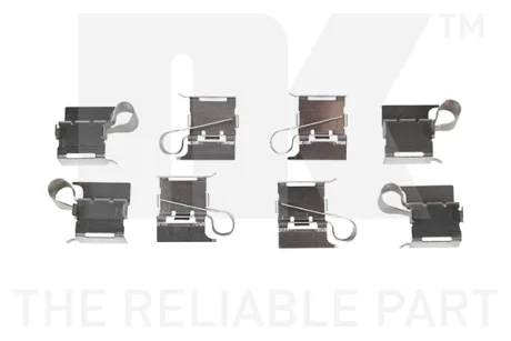 Комплект приладдя, накладка дискового гальма NK 7945060