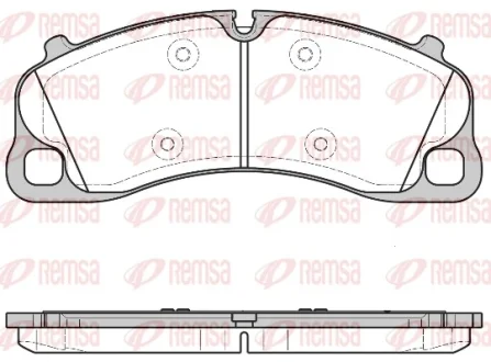 Дисковые тормозные колодки REMSA 159700