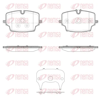 BMW Гальмівні колодки передні X1 (U11) sDrive 18 i 22- REMSA X2048.00