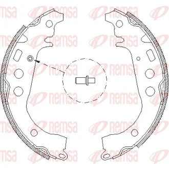 TOYOTA щоки гальм. Corolla -06, Yaris 04- REMSA 4101.00
